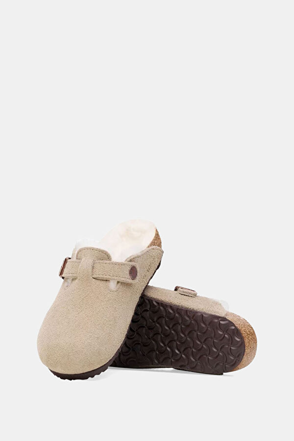 Boston Vl Shearling Vizon Çocuk Terlik 4