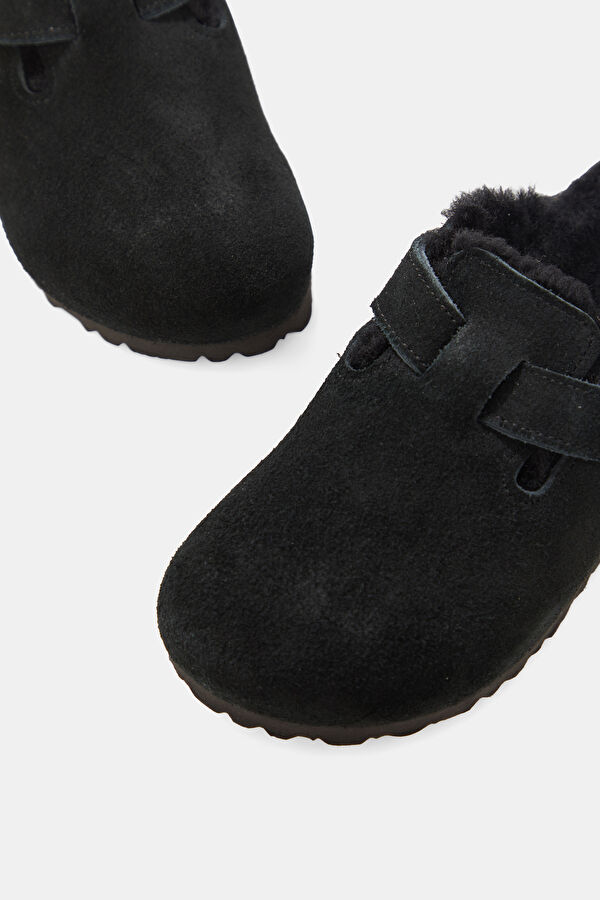 Boston Vl Shearling Black Women's Slippers 4