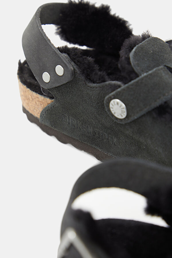 Tokio Vl Shearling Black Women's Slippers 5