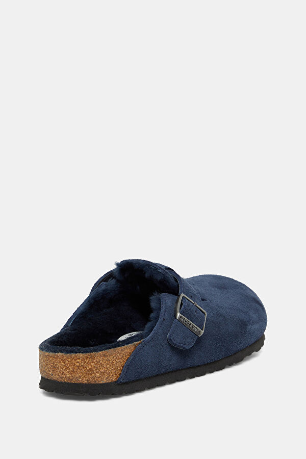 Boston Vl Shearling Navy Blue Men's Slides 3