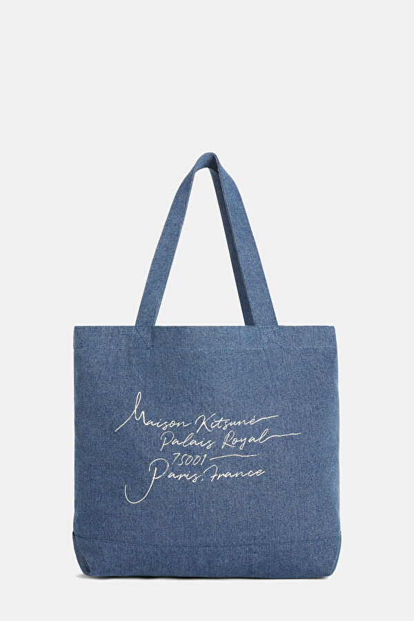 Blue Patterned Bag
