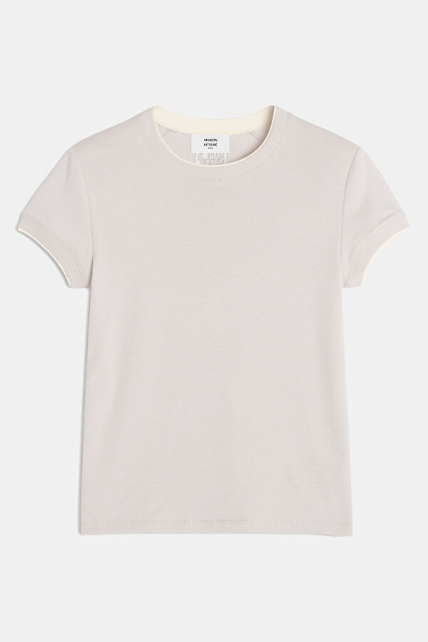 Gri O Yaka Kadın T-Shirt