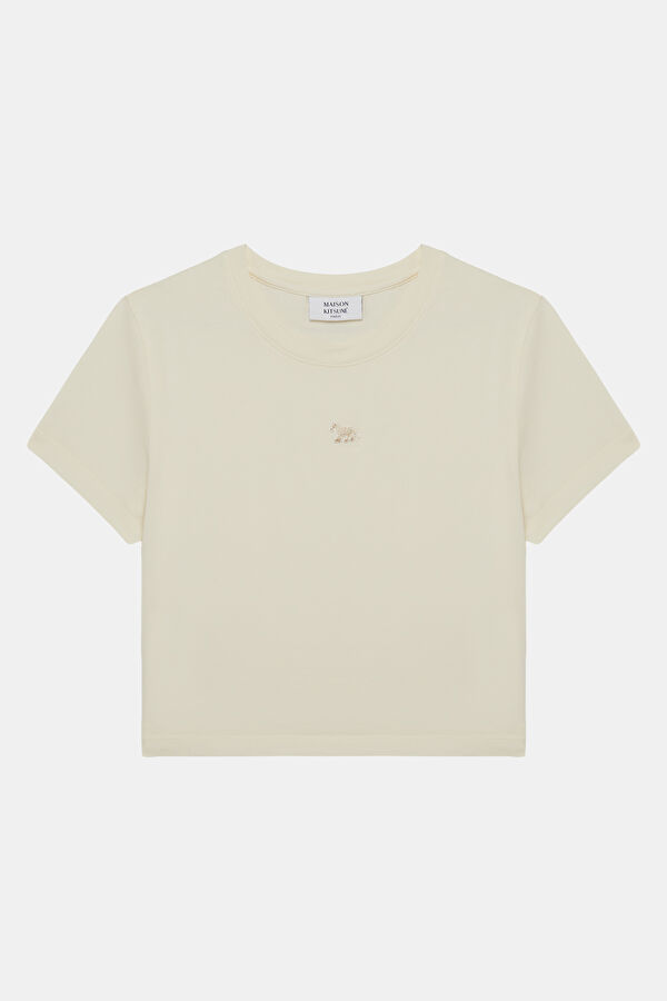 Ecru Crew Neck Women's T-Shirt