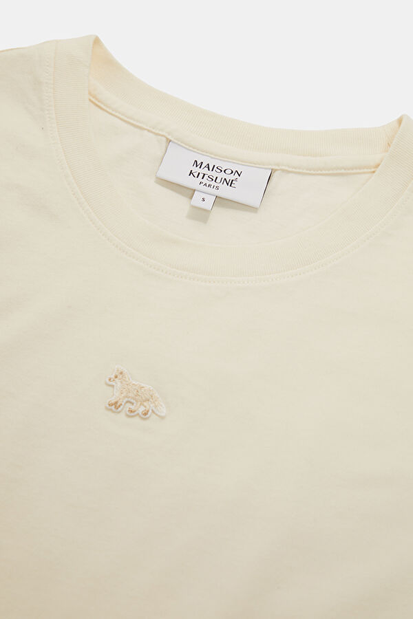 Ecru Crew Neck Women's T-Shirt 3