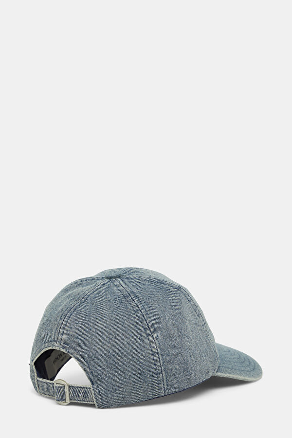 Indigo Patterned Hat 2