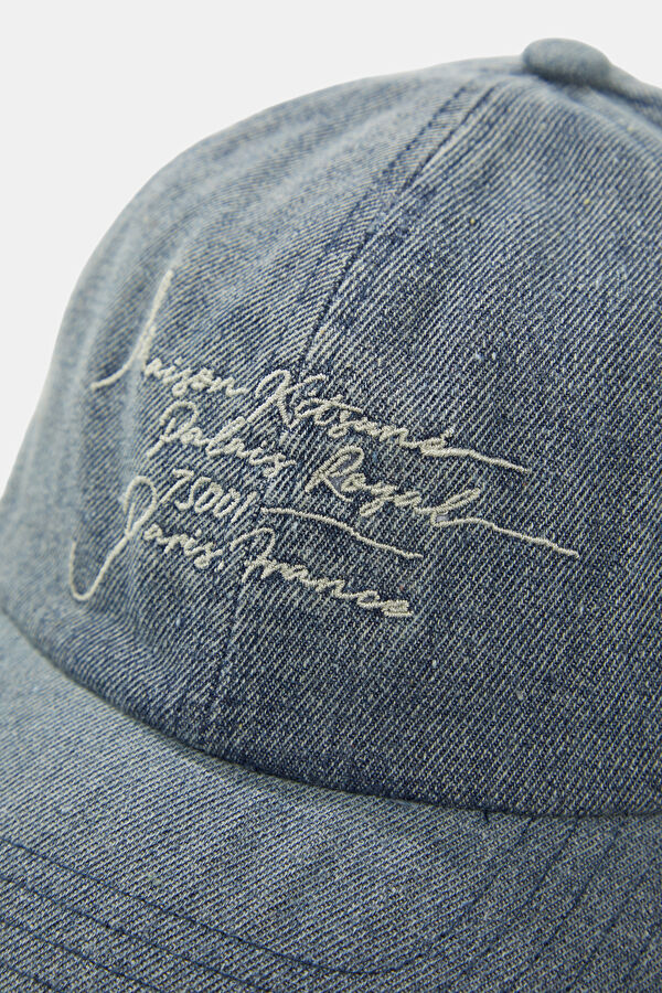 Indigo Patterned Hat 5