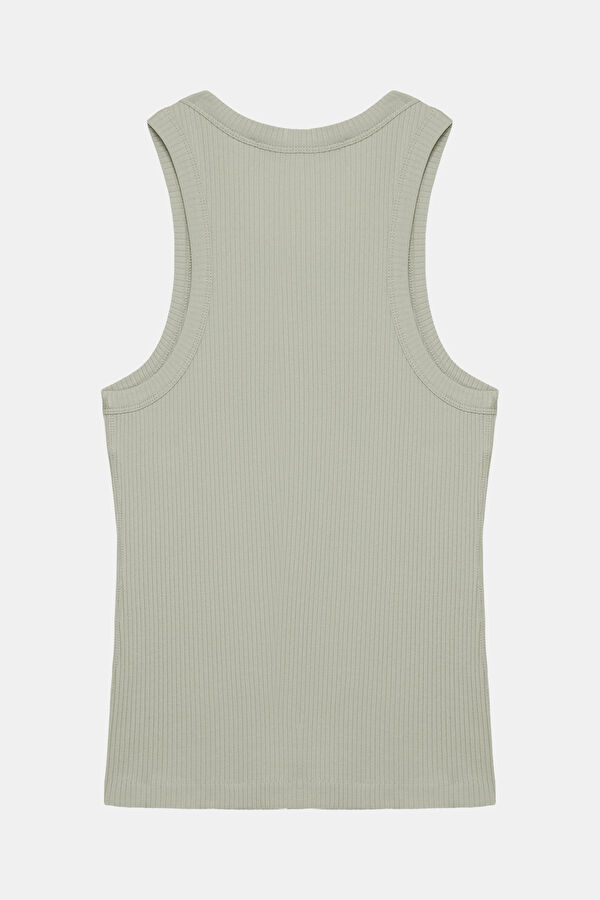 Gray Crew Neck Women's T-Shirt 2