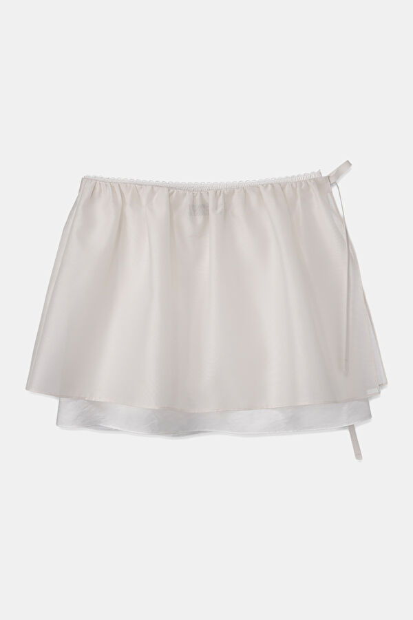 Cream Women's Skirt 2