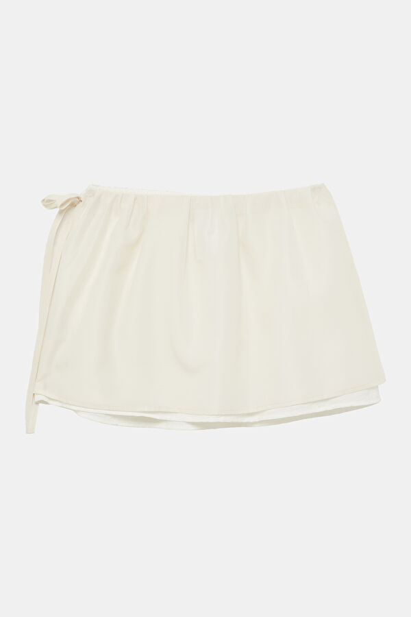Cream Women's Skirt 3