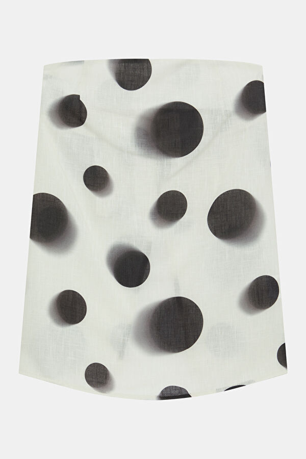 Black Patterned Sleeveless Women's Blouse 4