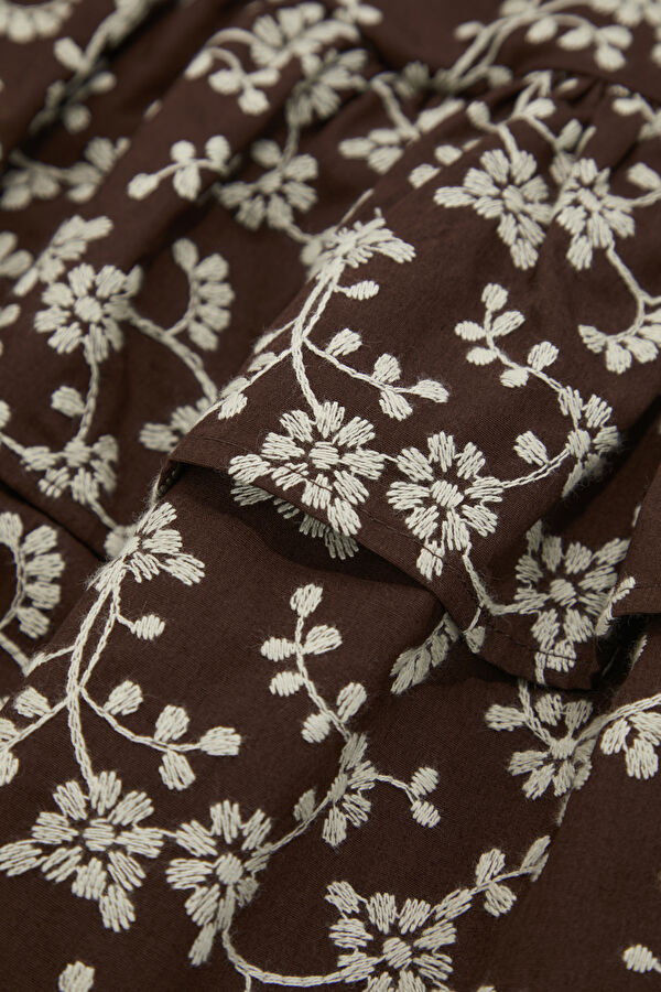 Brown Short Women's Dress 4