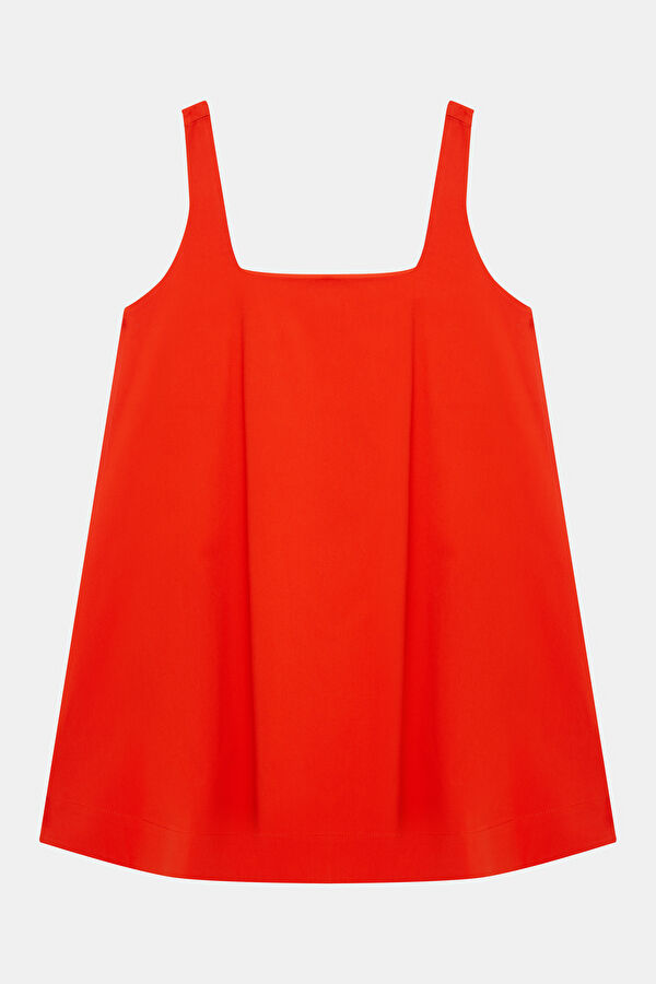 Pomegranate Blossom Short Women's Dress 3