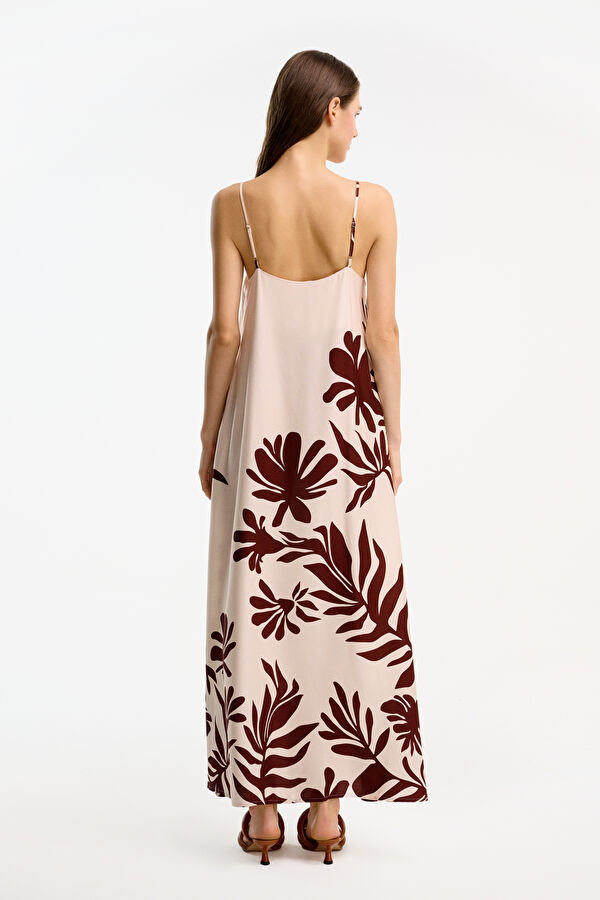 Multicolored Patterned Women's Dress 2
