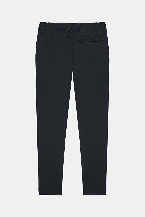 Navy Tapered Fit Men's Trousers 2