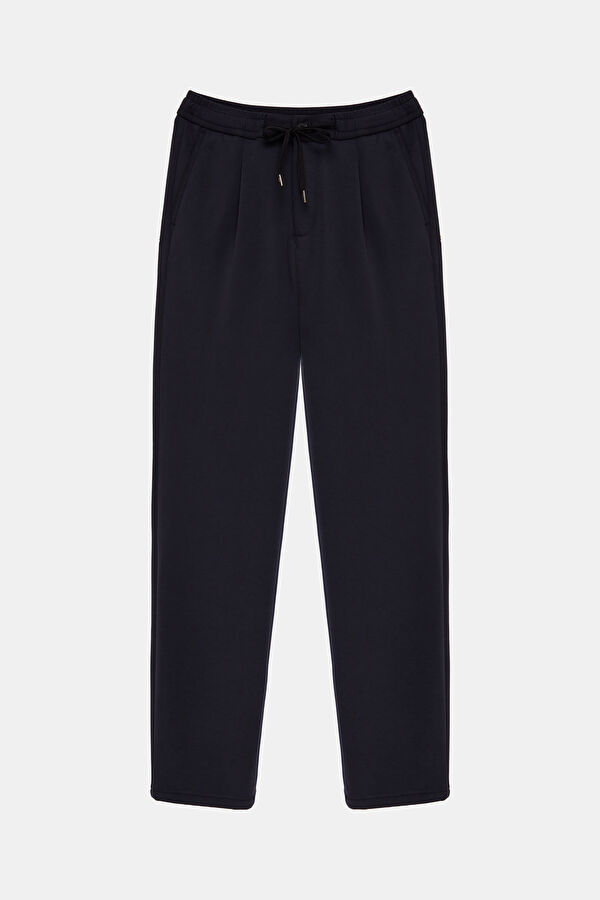 Siyah Straight Modal Erkek Pantolon