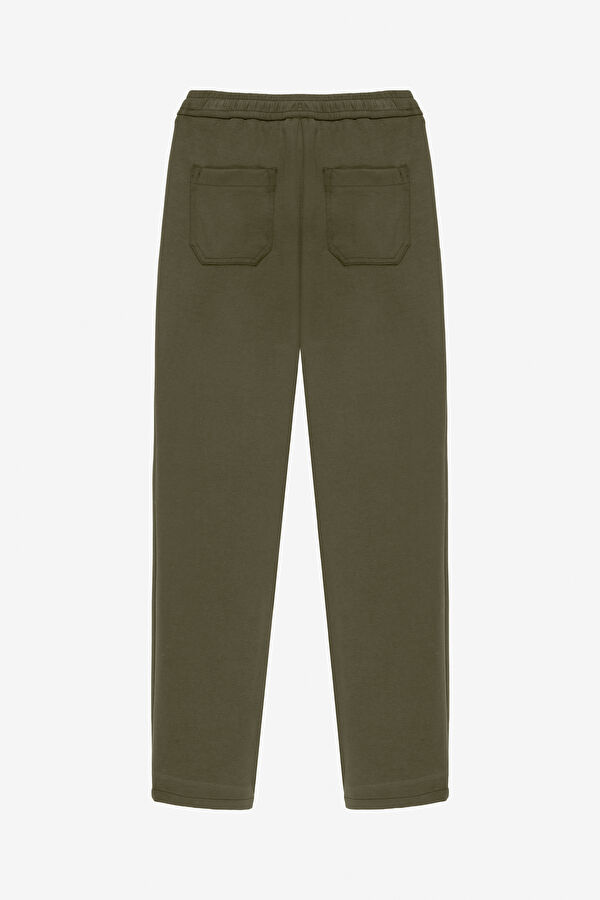 Khaki Straight Modal Men's Pants 2