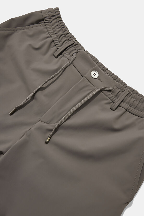 Gray Tapered Fit Men's Trousers 3
