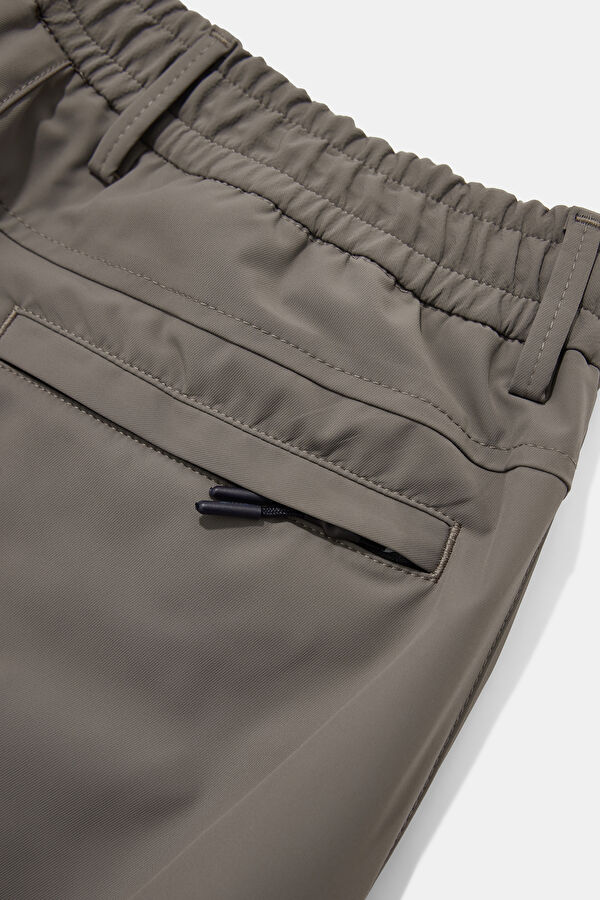 Gray Tapered Fit Men's Trousers 4