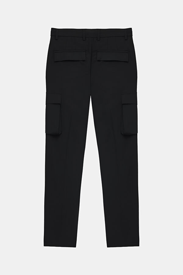 Siyah Straight Erkek Pantolon 2