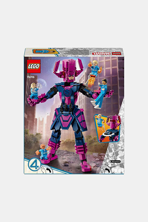 Marvel Fantastik Dörtlü, Galactus Yapım Figürüne Karşı 76316 4
