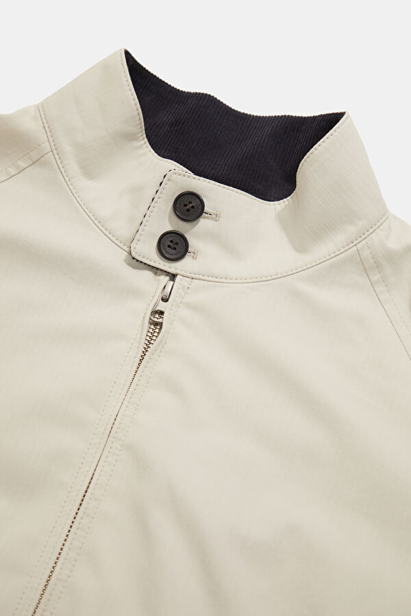 Cream Zip-Up Men's Jacket 6