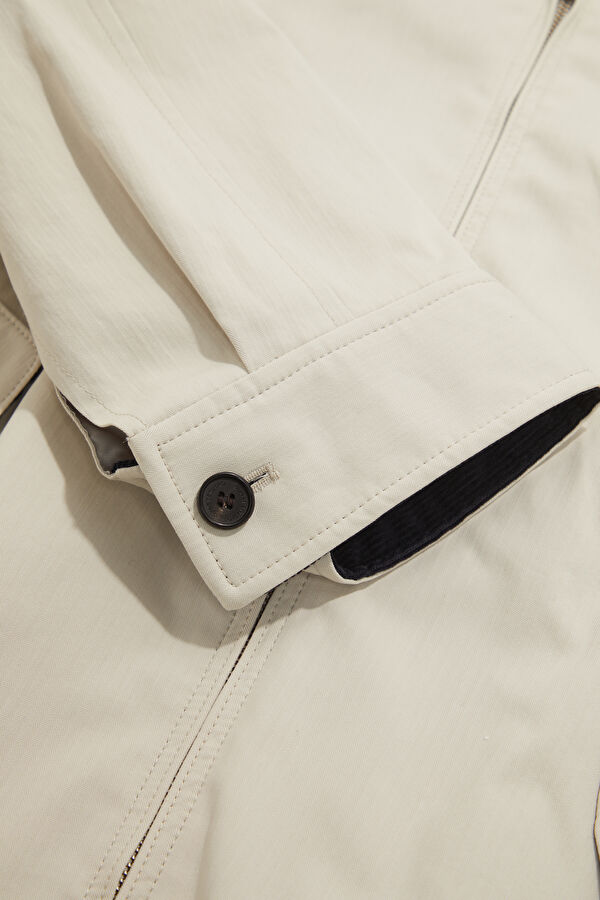 Cream Zip-Up Men's Jacket 8