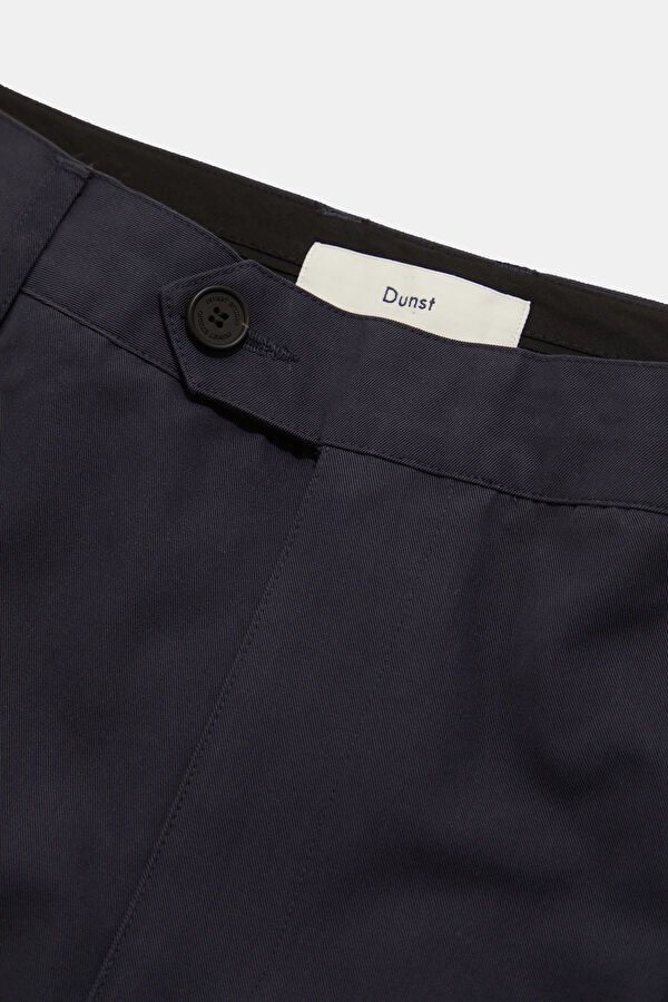 Relax Fit Navy Wide Leg Men's Trousers 3