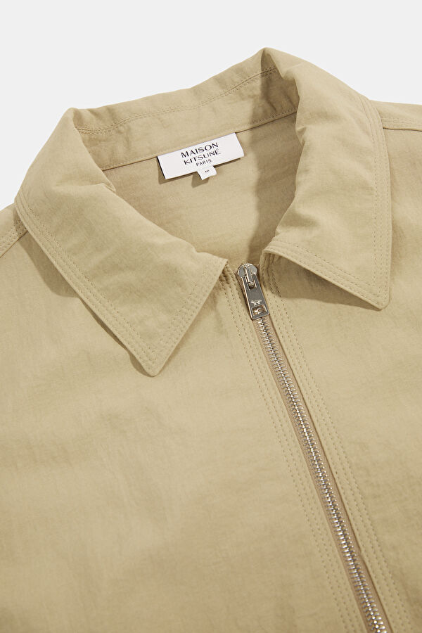 Beige Zip-Up Men's Jacket 3