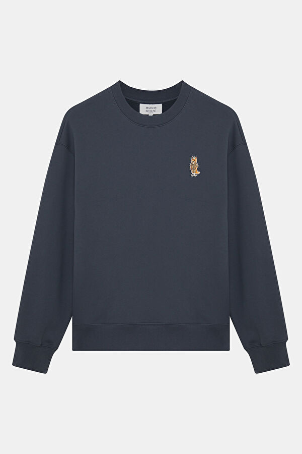 Navy Relax Fit Crew Neck Men's Sweatshirt