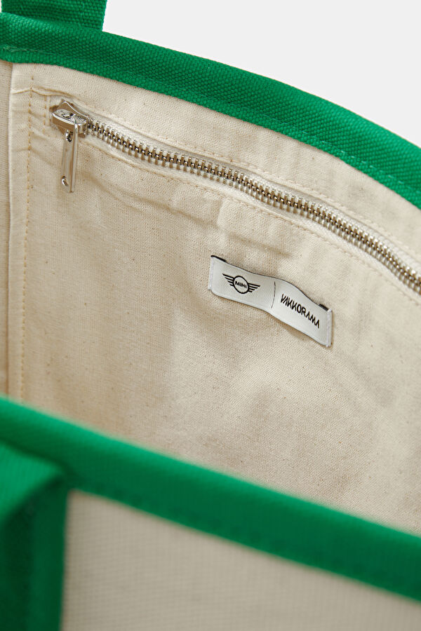 VA x MINI Ecru Printed Bag 5