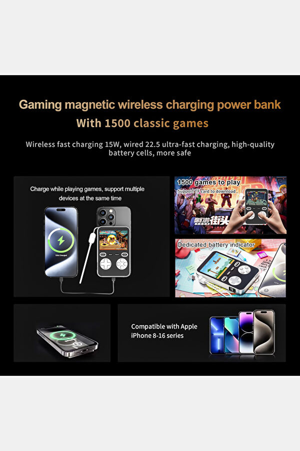 Magnetic Gaming Powerbank 5000 mAh 3