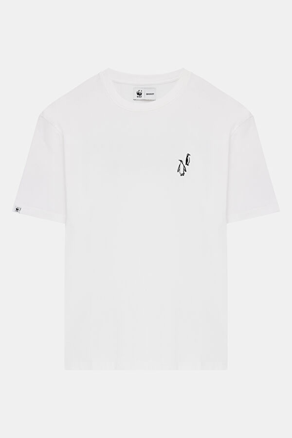 VA x WWF Chinstrap Penguin Unisex Organic T-Shirt