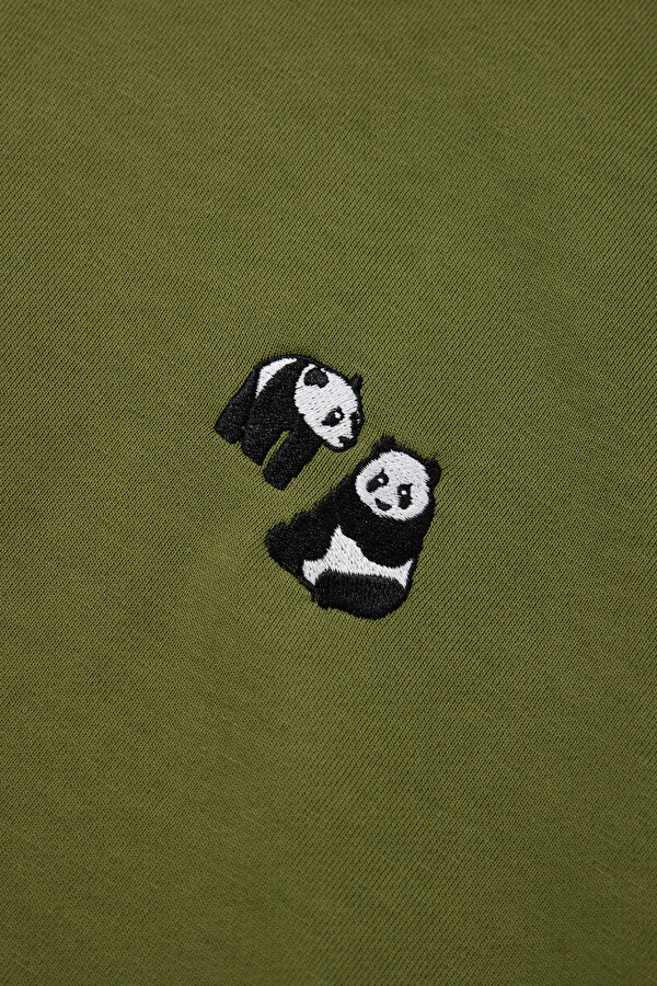 VA x WWF Pandalı Unisex Organik Sweatshirt 13