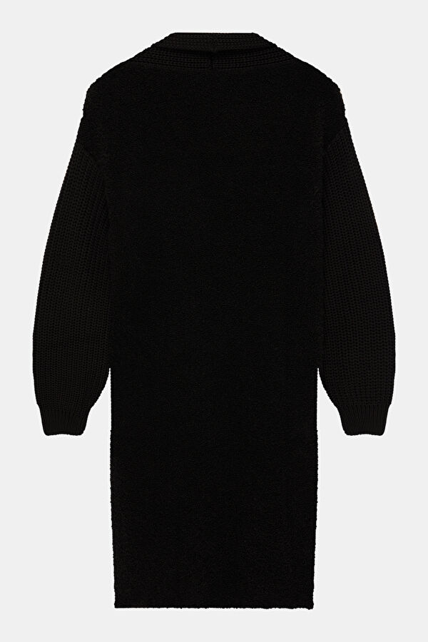 Black Knit Men's Cardigan 2