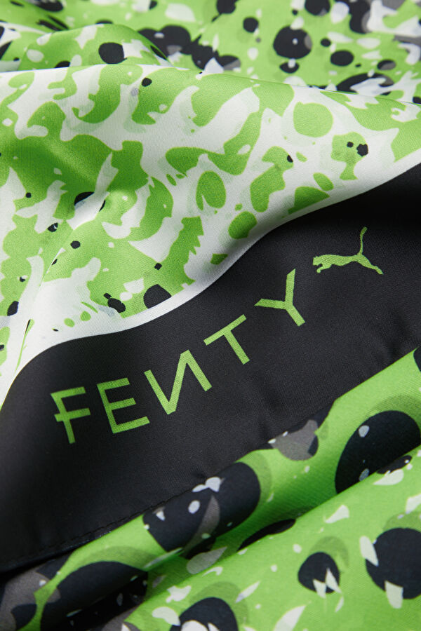 X Fenty Siyah Desenli Fular 3