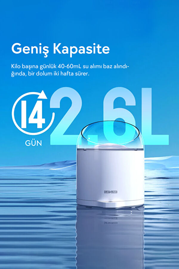 Catlink Water Fountain-Pure 2 Uv Su Pınarı 3
