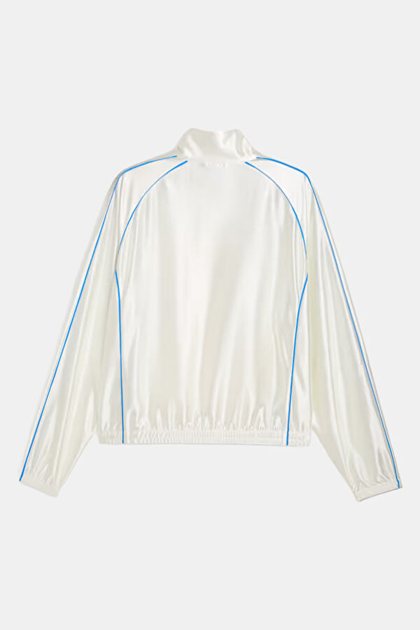 X FENTY White Relaxed Fit Stand-Up Collar Women's Jacket 2