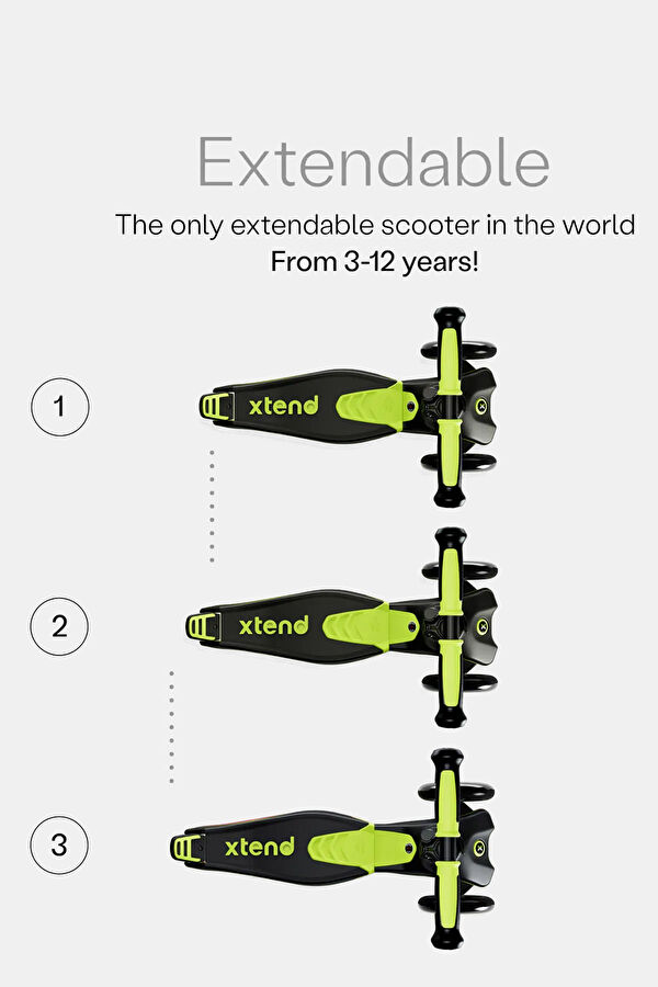 Xtend Büyüyebilen Ride On Scooter (1 - 12 Yaş) 5