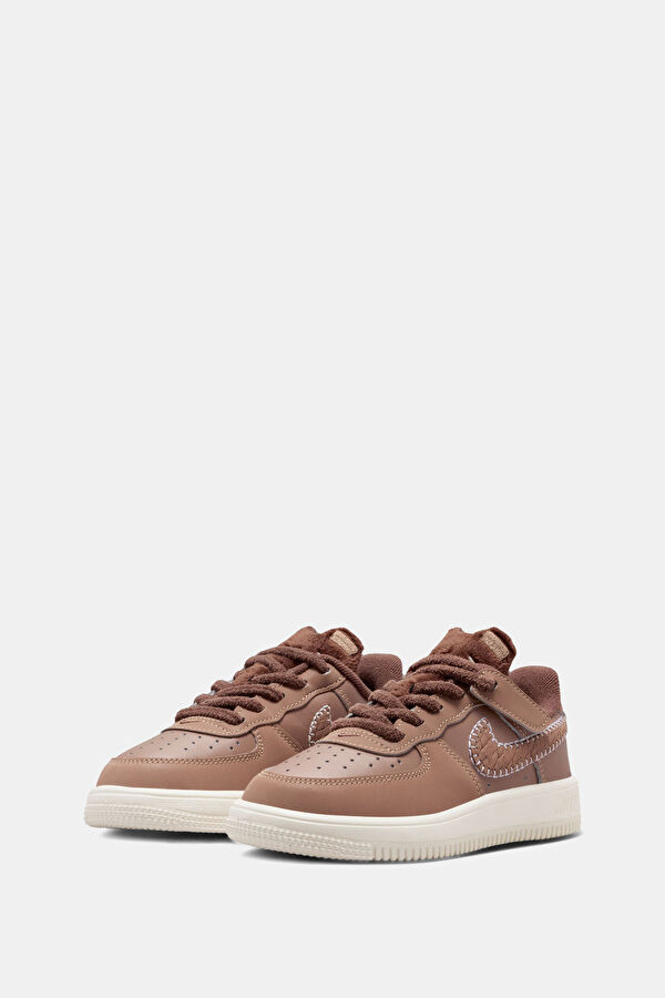 Force 1 Low Easyon Lil (Ps) Dark Beige Kids' Sneakers 3