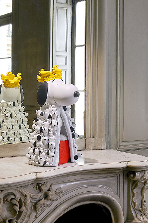 King Snoopy Jean Charles De Castelbaja Beyaz Figür 3