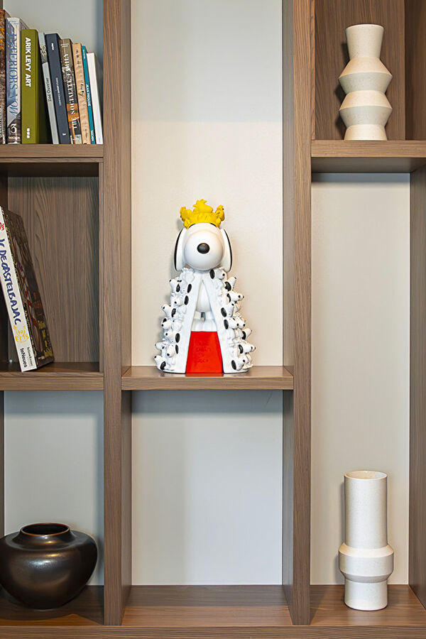 King Snoopy Jean Charles De Castelbaja Beyaz Figür 4