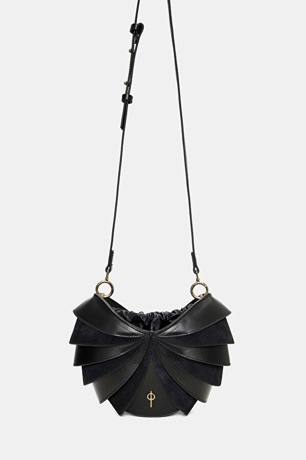 Minerva Mini Black Leather Bag 2