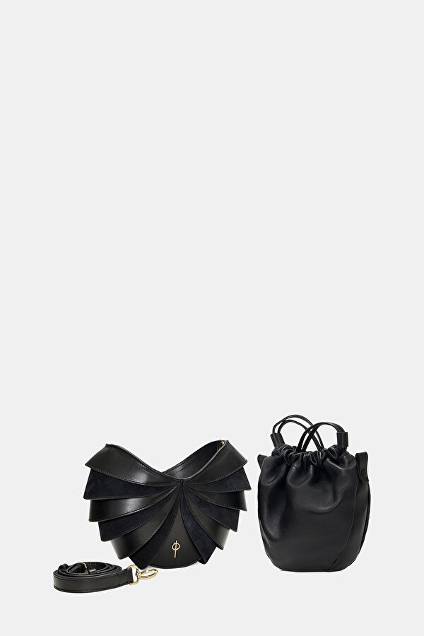 Minerva Mini Black Leather Bag 3
