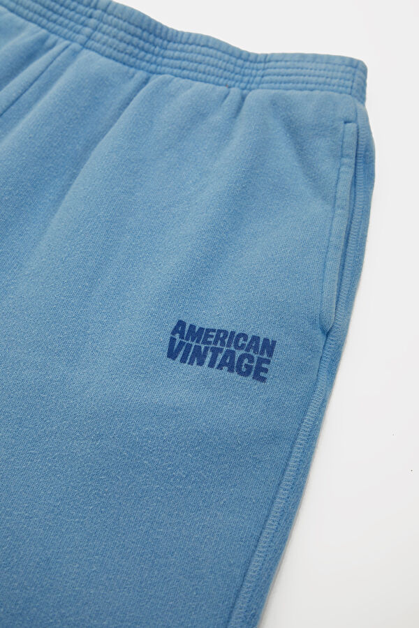 Blue Loose Fit Women's Pants 3