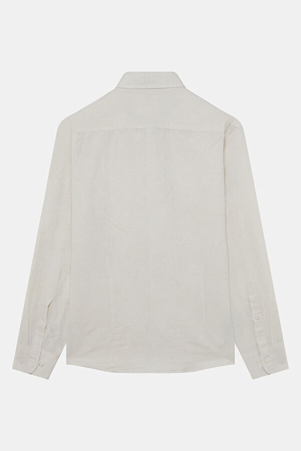 Relax Fit Off-White Men's Shirt 2
