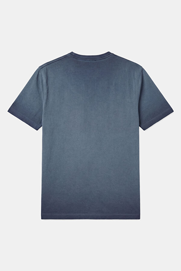 Relax Fit Navy Crew Neck Men's T-Shirt 2