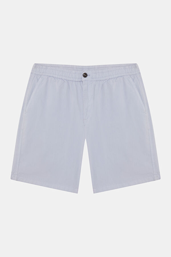 Lilac Cotton Elastane Men's Shorts