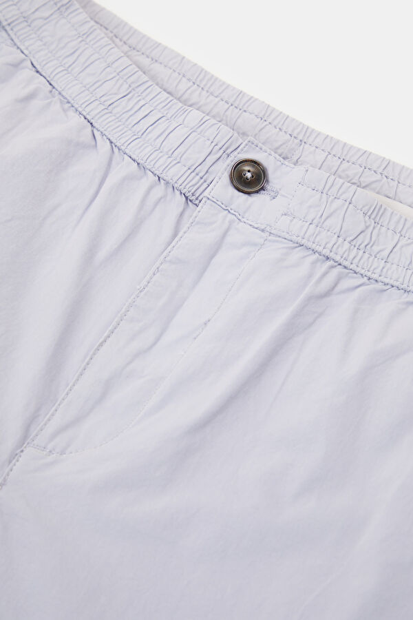 Lilac Cotton Elastane Men's Shorts 3