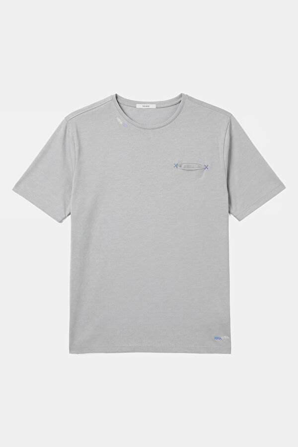 Relax Fit Stone Crew Neck Men's T-Shirt