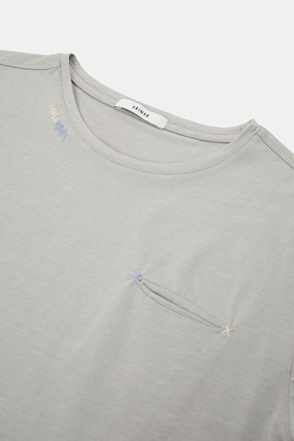 Relax Fit Stone Crew Neck Men's T-Shirt 3